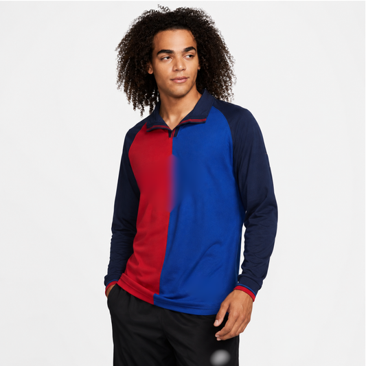 Camiseta Barcelona Edición Conmemorativa Retro 99/00 Manga Larga