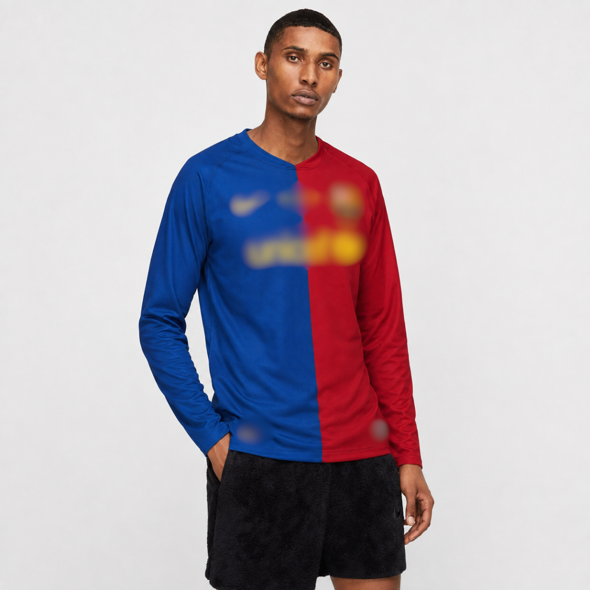 Camiseta Barcelona Primera Equipación Retro Manga Larga 08/09